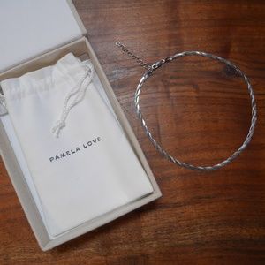 Pamela Love Twisted Tricolor Herringbone Chain 14"